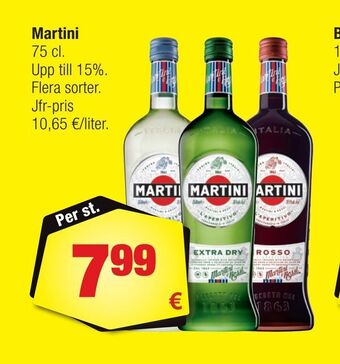 Calle Martini erbjuda