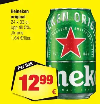 Calle Heineken original erbjuda