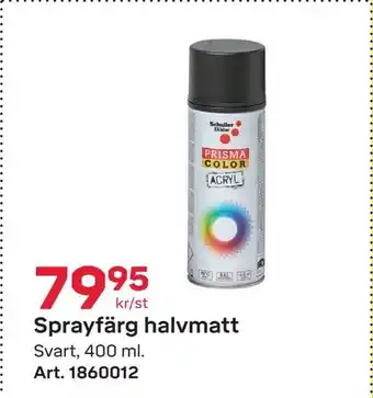 Sprayfärg halvmatt