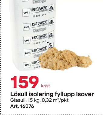 Byggmax Lösull isolering fyllupp isover erbjuda