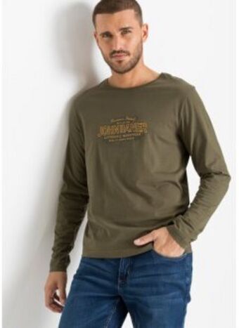Bonprix Långärmad t-shirt (2-pack) erbjuda