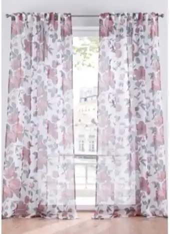 Gardin med blommönser (1-pack)