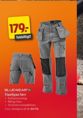 Jula Bluewear arbetsbyxor erbjuda