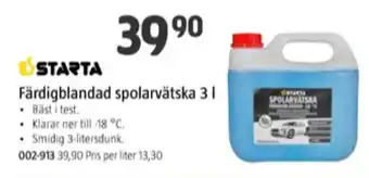 Jula Starta spolarvätska erbjuda