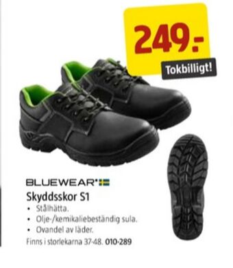 Jula Bluewear säkerhetsskor erbjuda