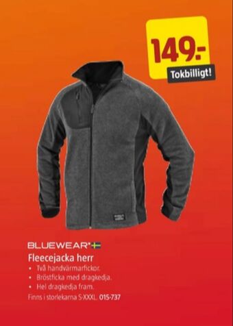 Jula Bluewear arbetsjackor erbjuda