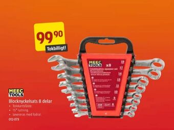 Jula Meec tools blocknyckelsats erbjuda