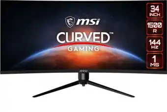 Msi 34" optix mag342cqr va wqhd curved 144 hz