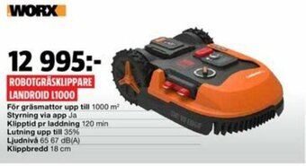 Bauhaus Robotgräsklippare Landroid L1000 erbjuda