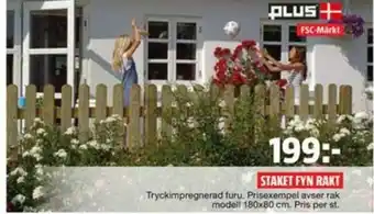 Bauhaus Staket Fyn Rakt erbjuda