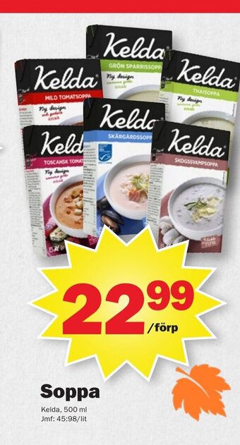 Pekås Soppa erbjuda