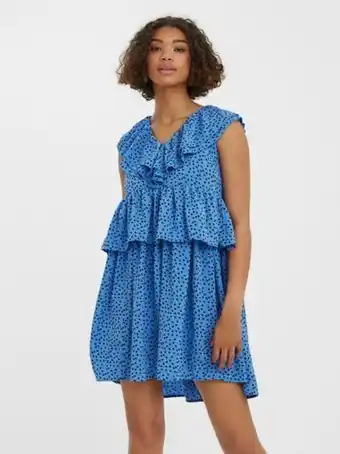 Vero Moda Volangprydd kort klänning erbjuda