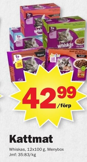 Pekås Kattmat erbjuda
