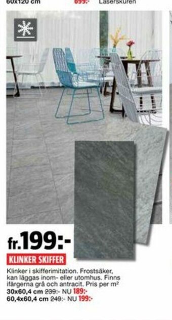 Bauhaus Klinker Skiffer erbjuda