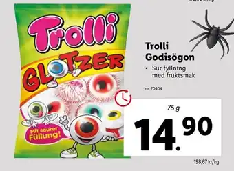 Lidl Trolli godisögon erbjuda