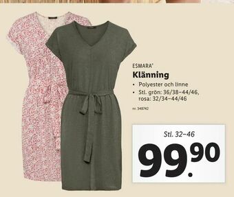 Lidl Klänning erbjuda