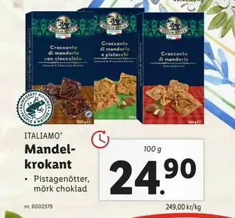 Lidl Mandel- krokant erbjuda