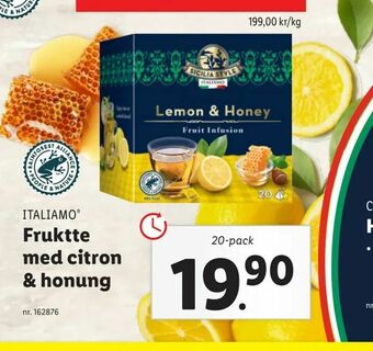 Fruktte med citron & honung