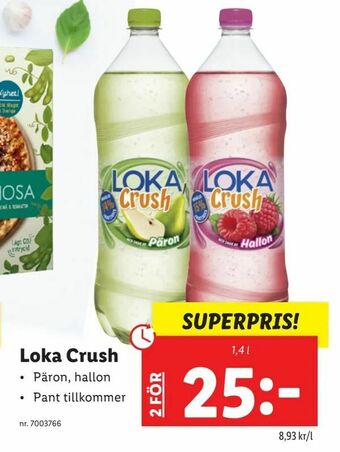 Lidl Loka Crush erbjuda