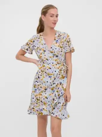 Vero Moda Omlottsydd kort klänning erbjuda