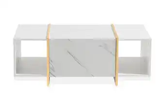 Chilli Soffbord brassington 104 cm med förvaring lådor + hyllor erbjuda