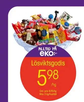 EKO Coca cola zero lösviktsgodis erbjuda