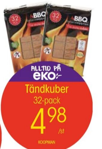 EKO Koopman braständare erbjuda