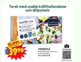 Royal greenland torskfilé