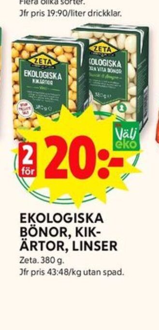 ICA Kvantum Zeta bönor erbjuda