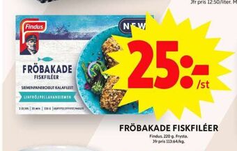 ICA Maxi Findus fiskfiléer panerad erbjuda