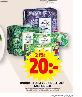 ICA Maxi Ica bindor erbjuda