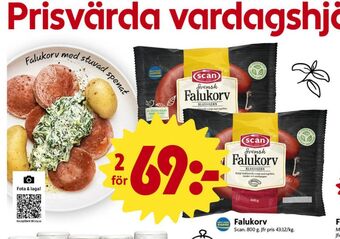 ICA Nära Scan falukorv erbjuda