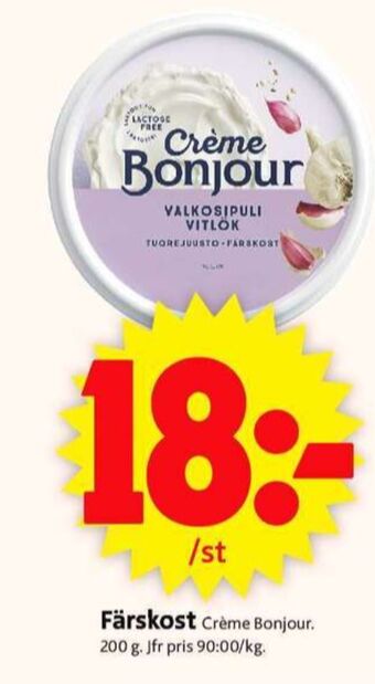 ICA Supermarket Creme bonjour färskost erbjuda
