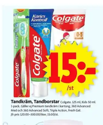 ICA Supermarket Colgate tandkräm erbjuda