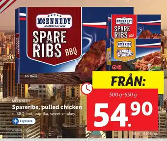 Lidl Spareribs, Pulled Chicken erbjuda
