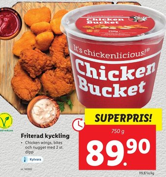 Lidl Friterad Kyckling erbjuda