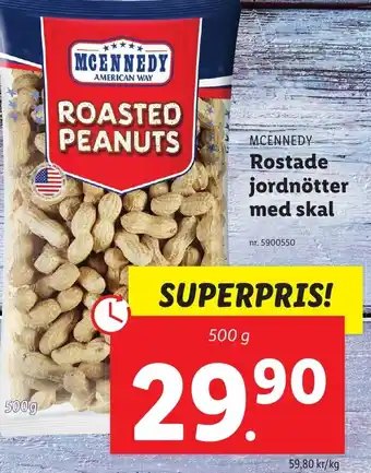 Lidl Rostade Jordnötter med Skal erbjuda