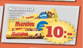 Bonum Matmarknad Mjölkchoklad erbjuda