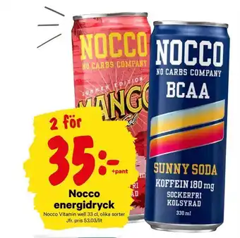 City Gross Nocco energidryck erbjuda
