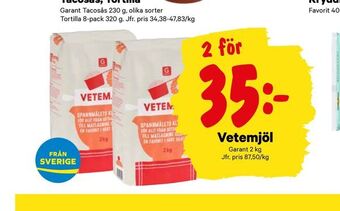 Vetemjöl