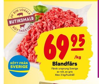 City Gross Blandfärs erbjuda