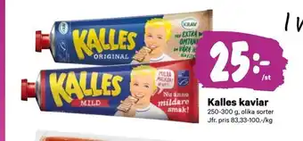 City Gross Kalles kaviar erbjuda
