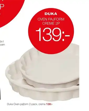 City Gross Duka oven pajform 2-pack erbjuda