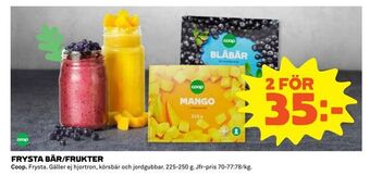 Coop Extra Frysta bär/frukter erbjuda