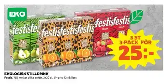 Coop Extra Ekologisk stilldrink erbjuda