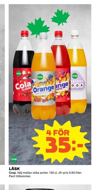 Coop Extra Läsk erbjuda