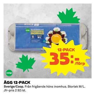 Coop Extra Ägg 12-pack erbjuda