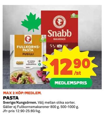 Coop Extra Pasta erbjuda