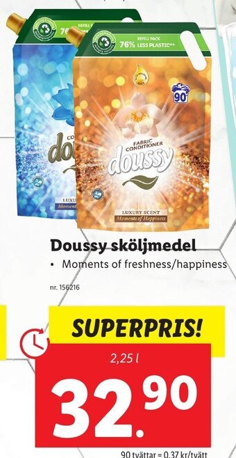 Lidl Doussy Sköljmedel erbjuda