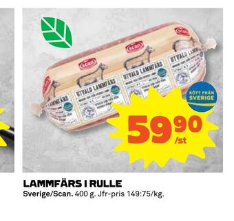 Coop Konsum Lammfärs i rulle erbjuda